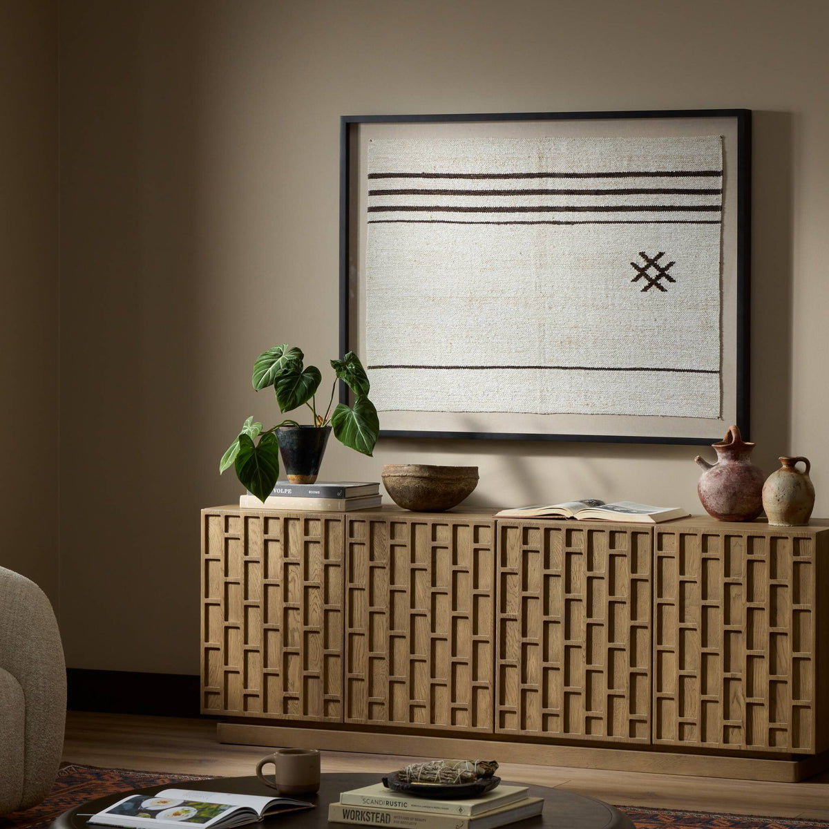 Ankara Textile Ii By Fh Art Studio