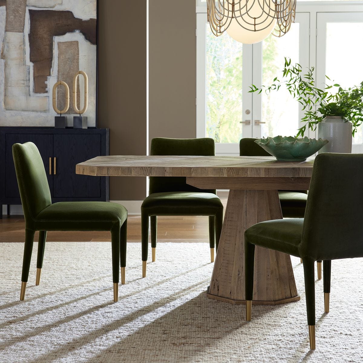Caledon Dining Table, 2 CARTONS