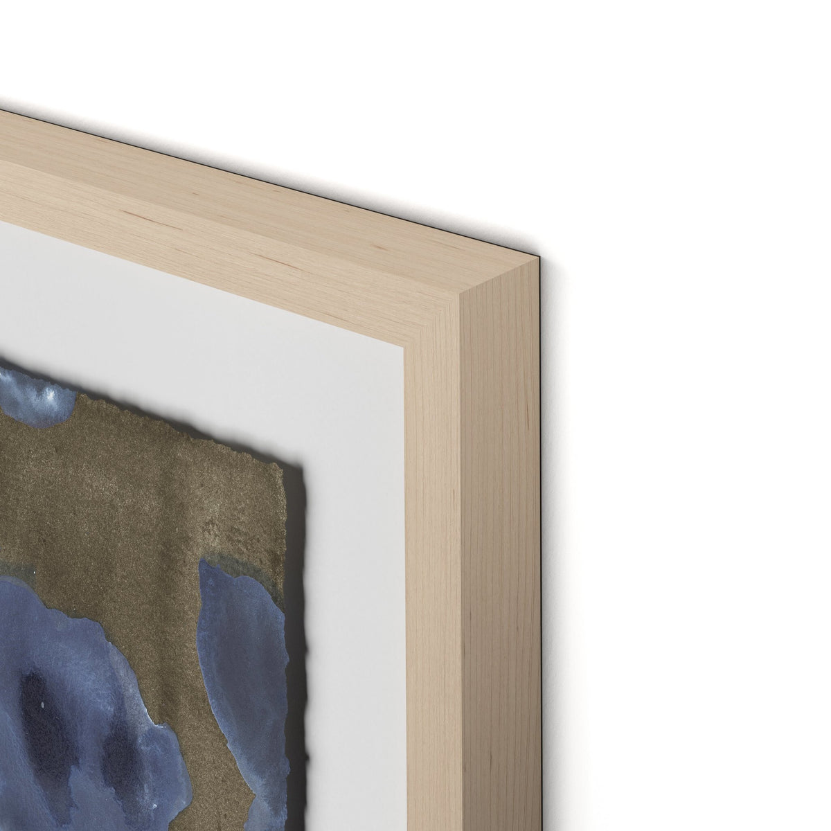 a close up of a painting
