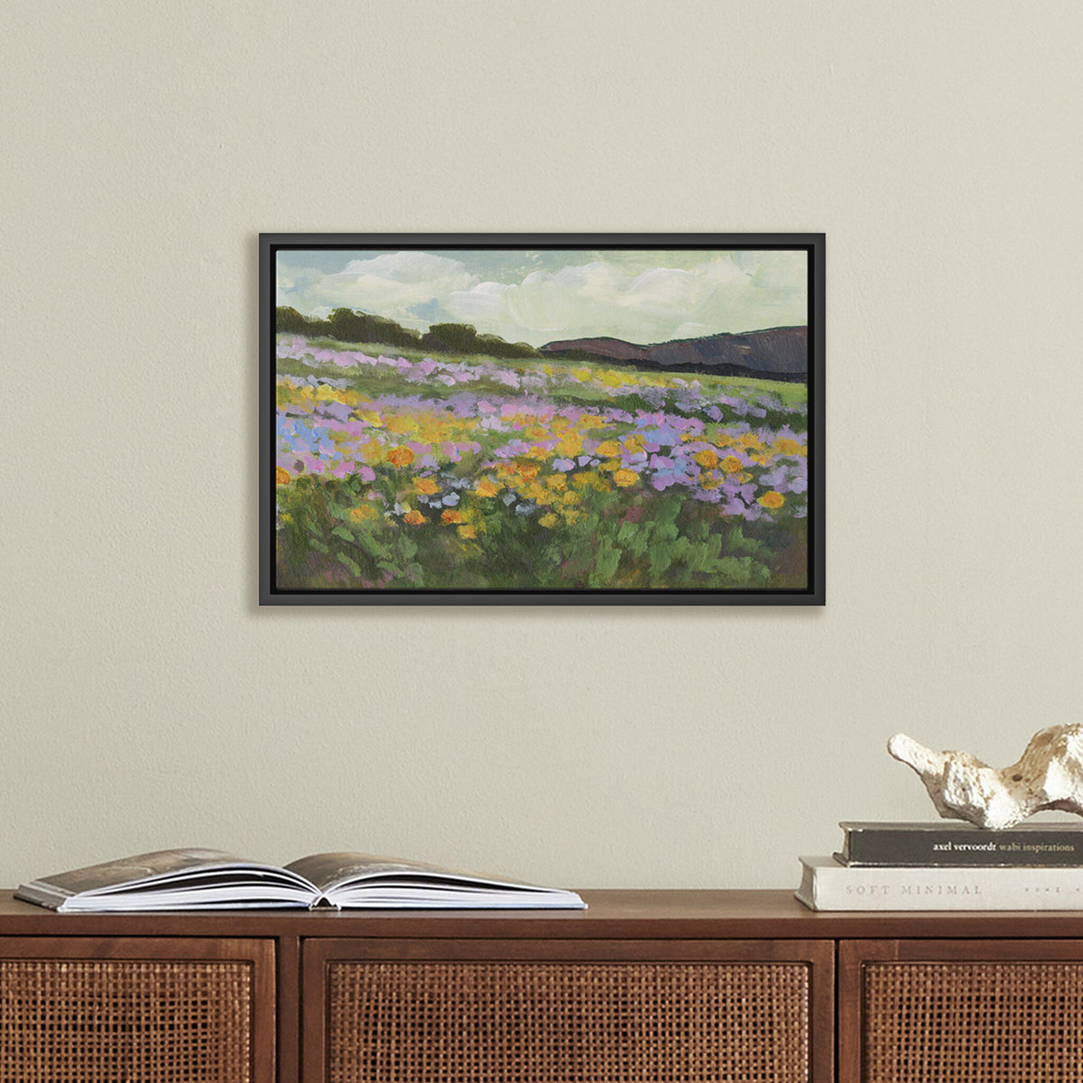 a painting on a wall