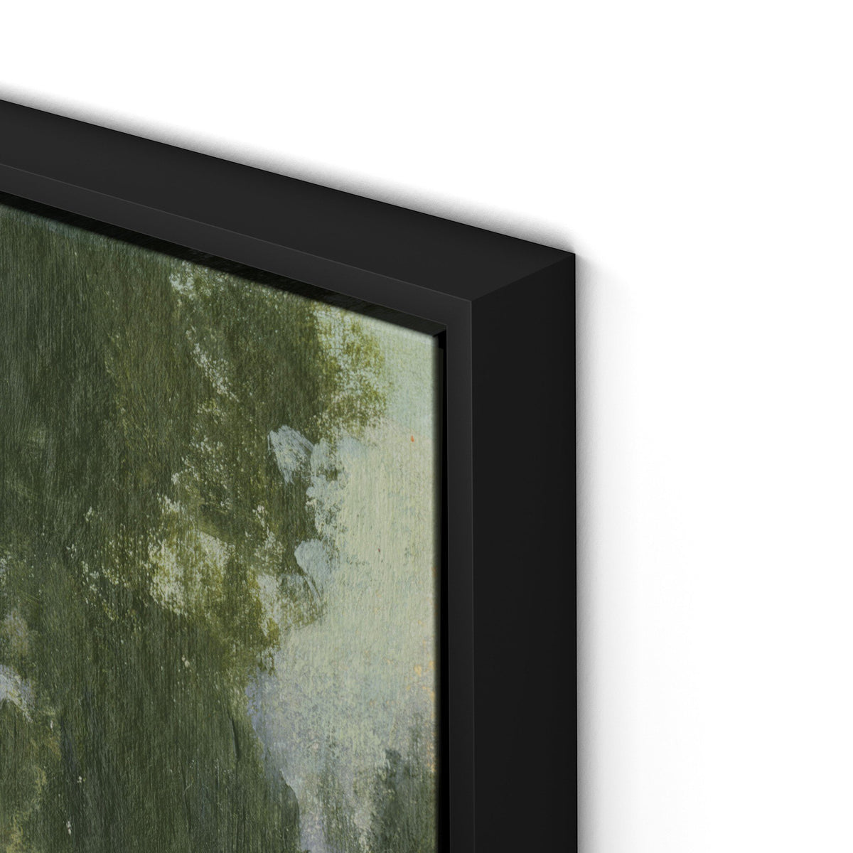 a close-up of a painting
