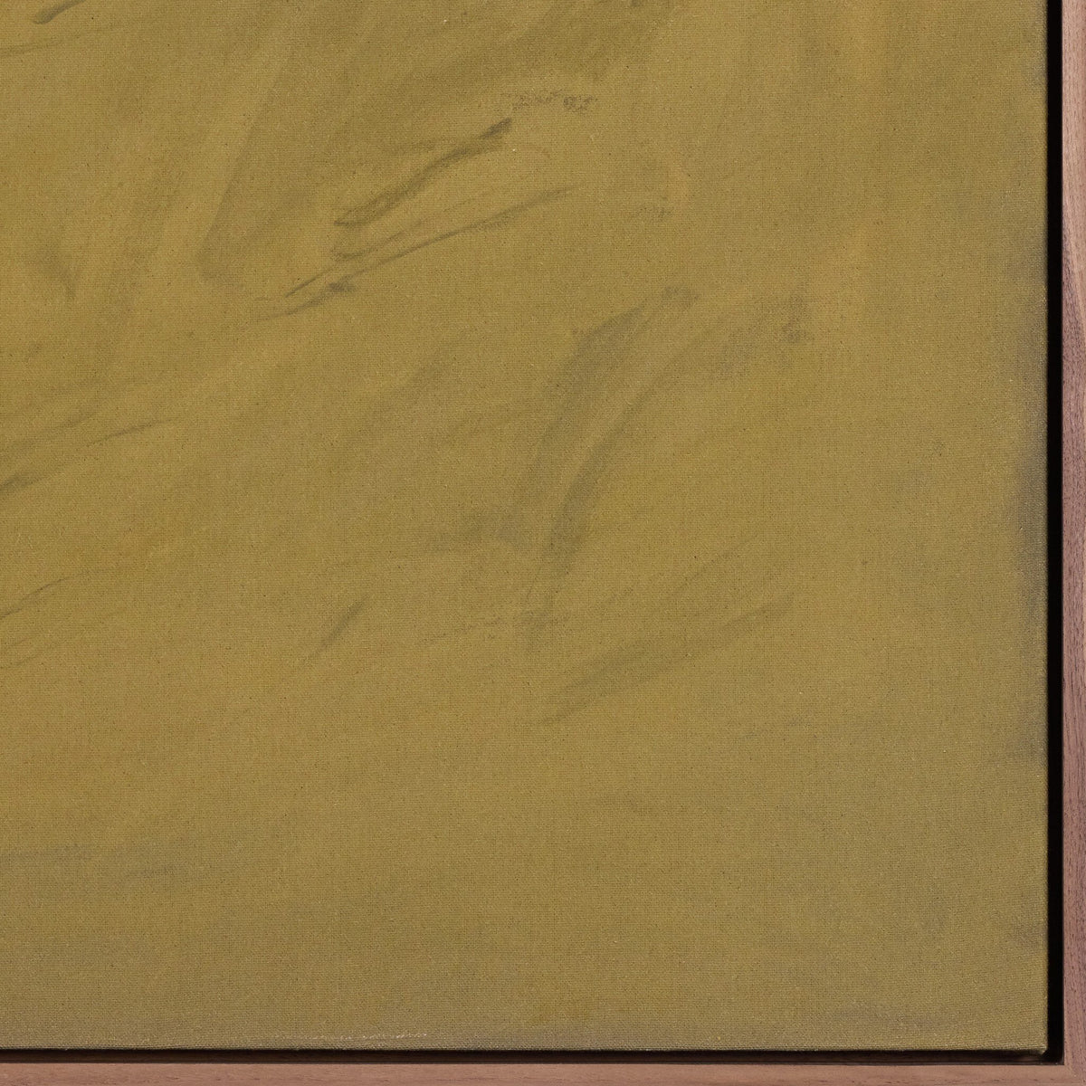a close-up of a yellow canvas