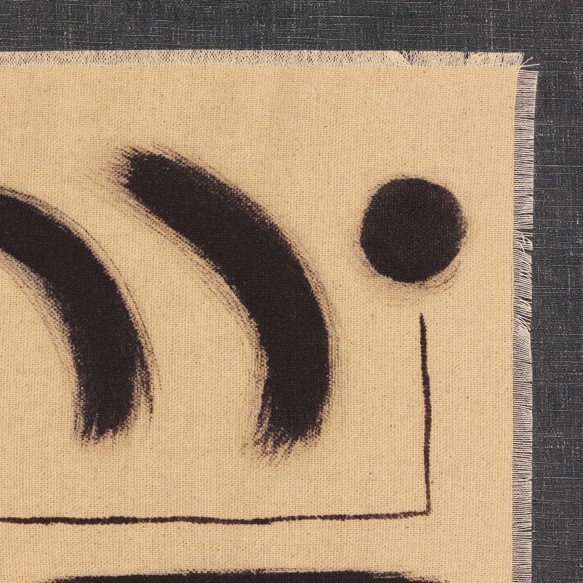 a close-up of a fabric