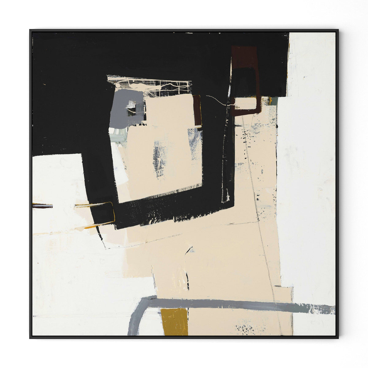 a painting of a square shape