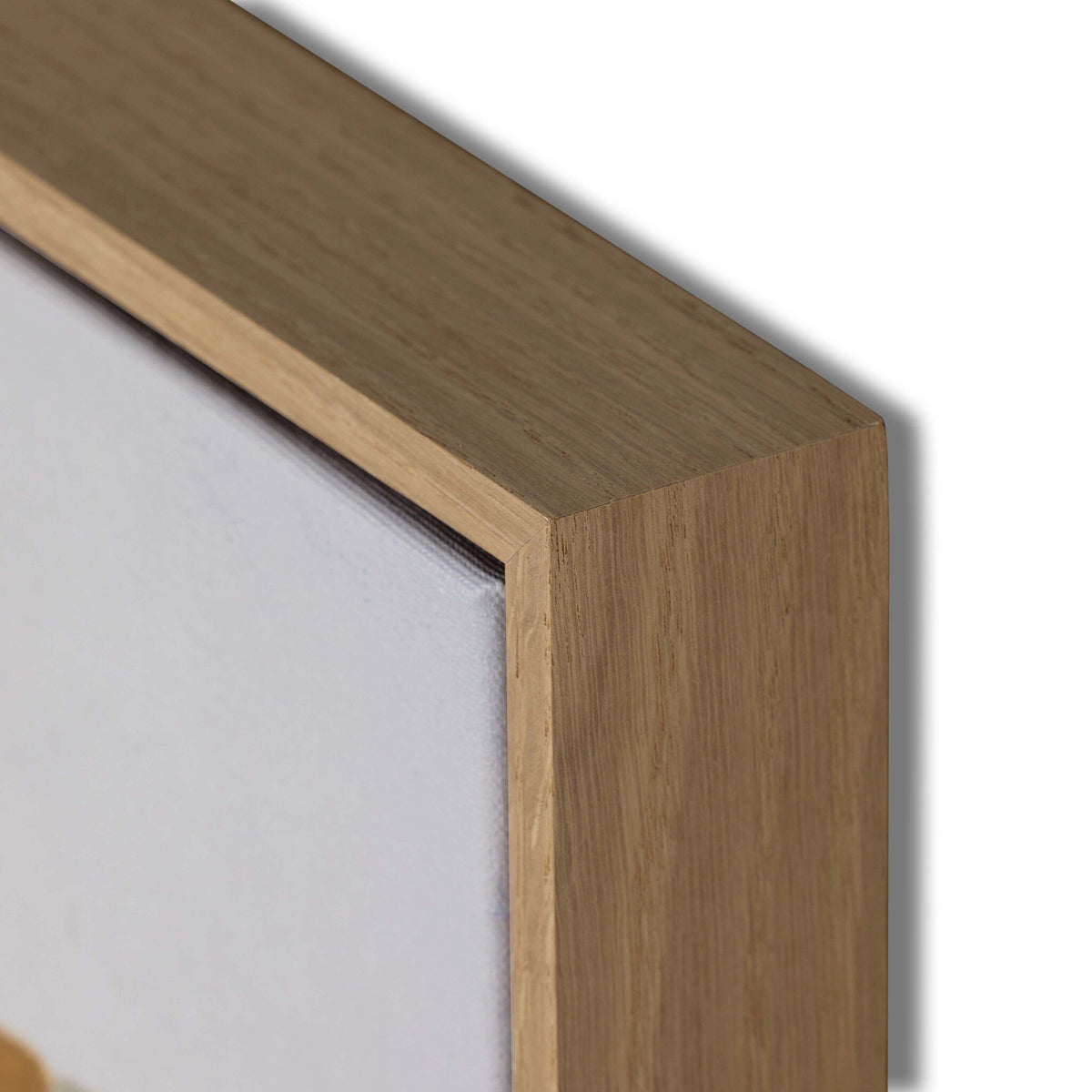 a close up of a wood frame