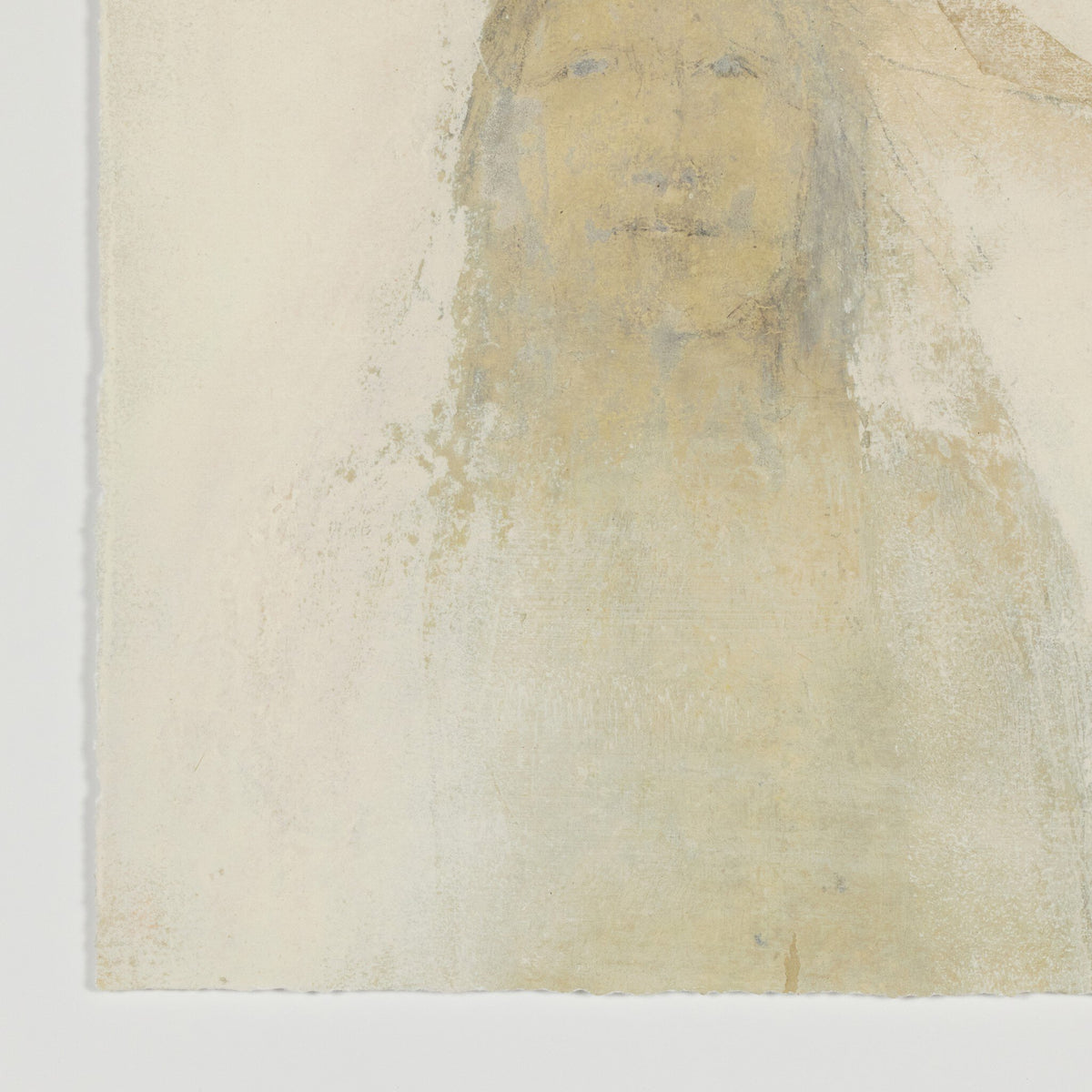 a drawing of a woman's face