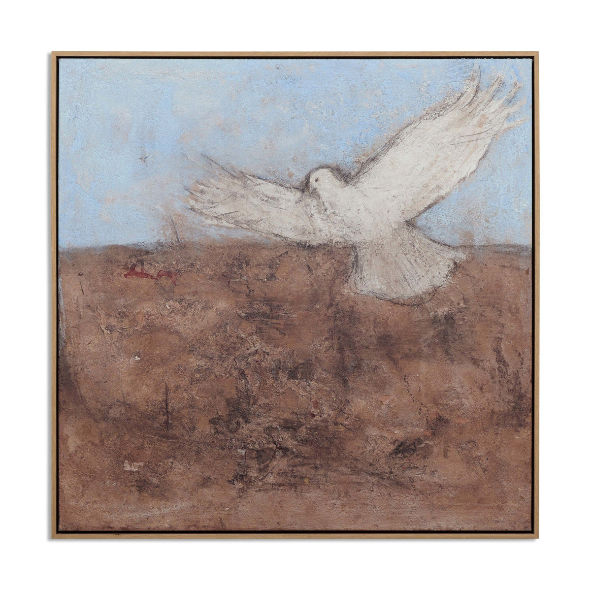 a painting of a bird