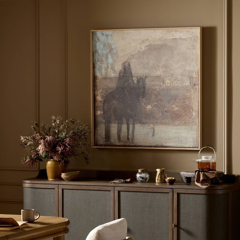 a painting on the wall