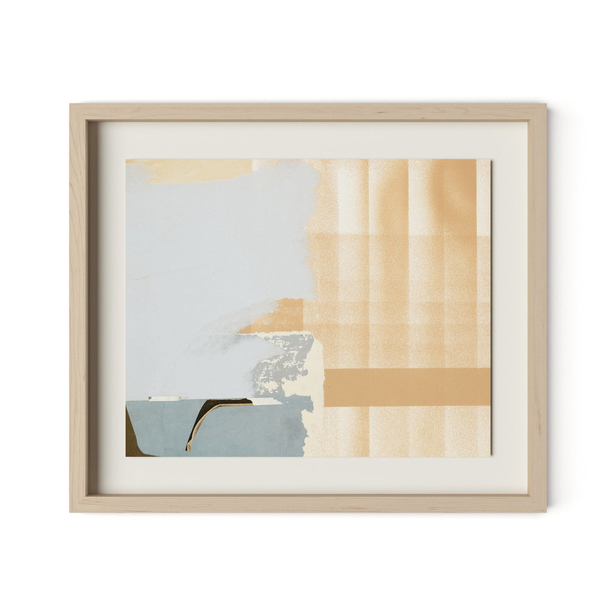 a picture frame with a white border