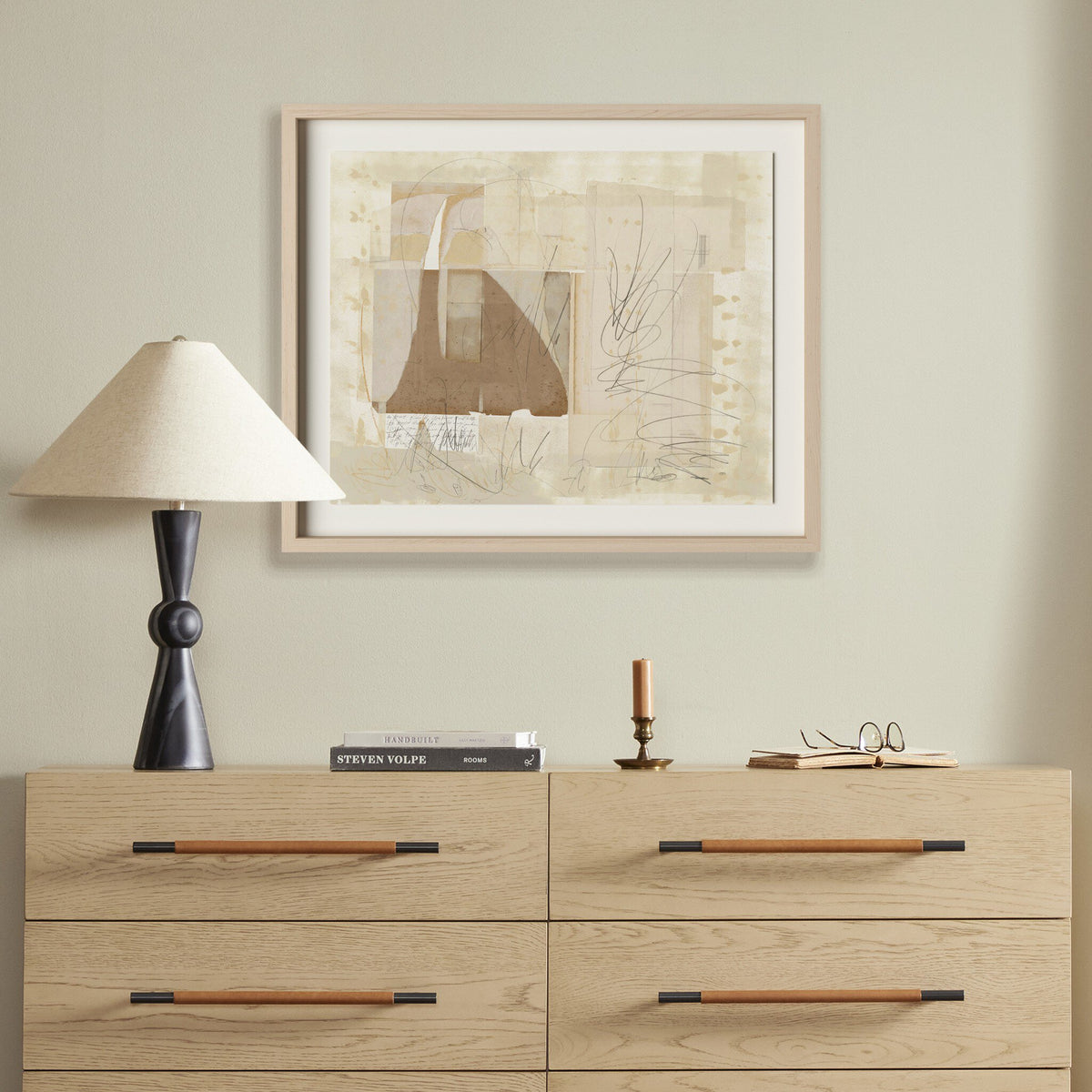 a painting on the wall