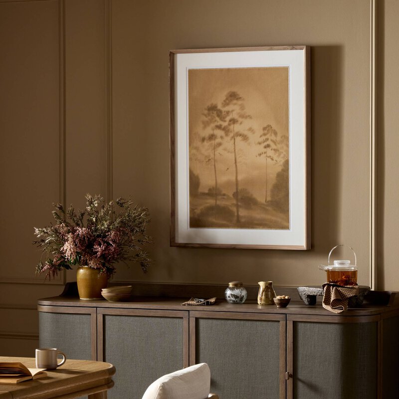 a painting on the wall