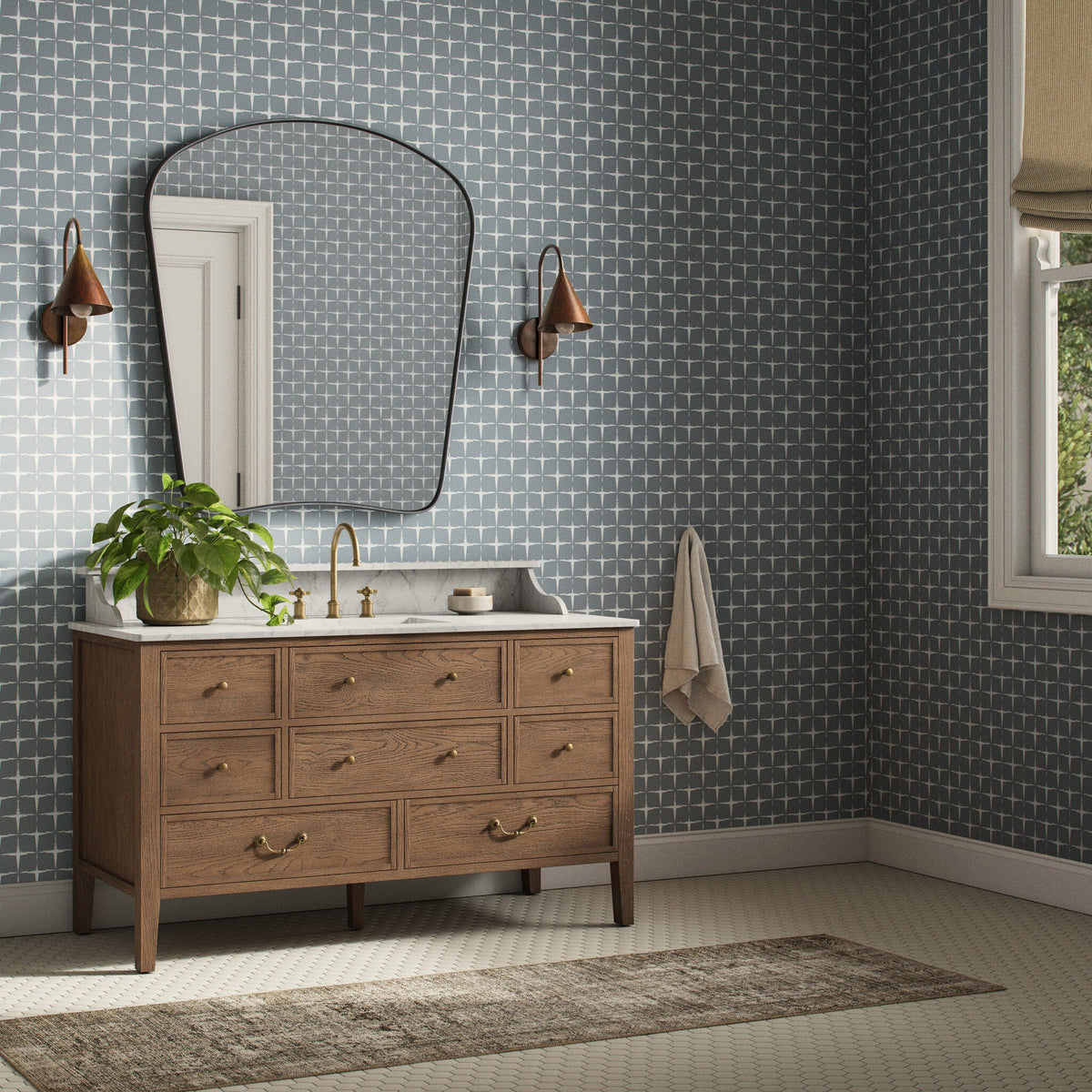 Blocking Wallpaper By Getty Images
