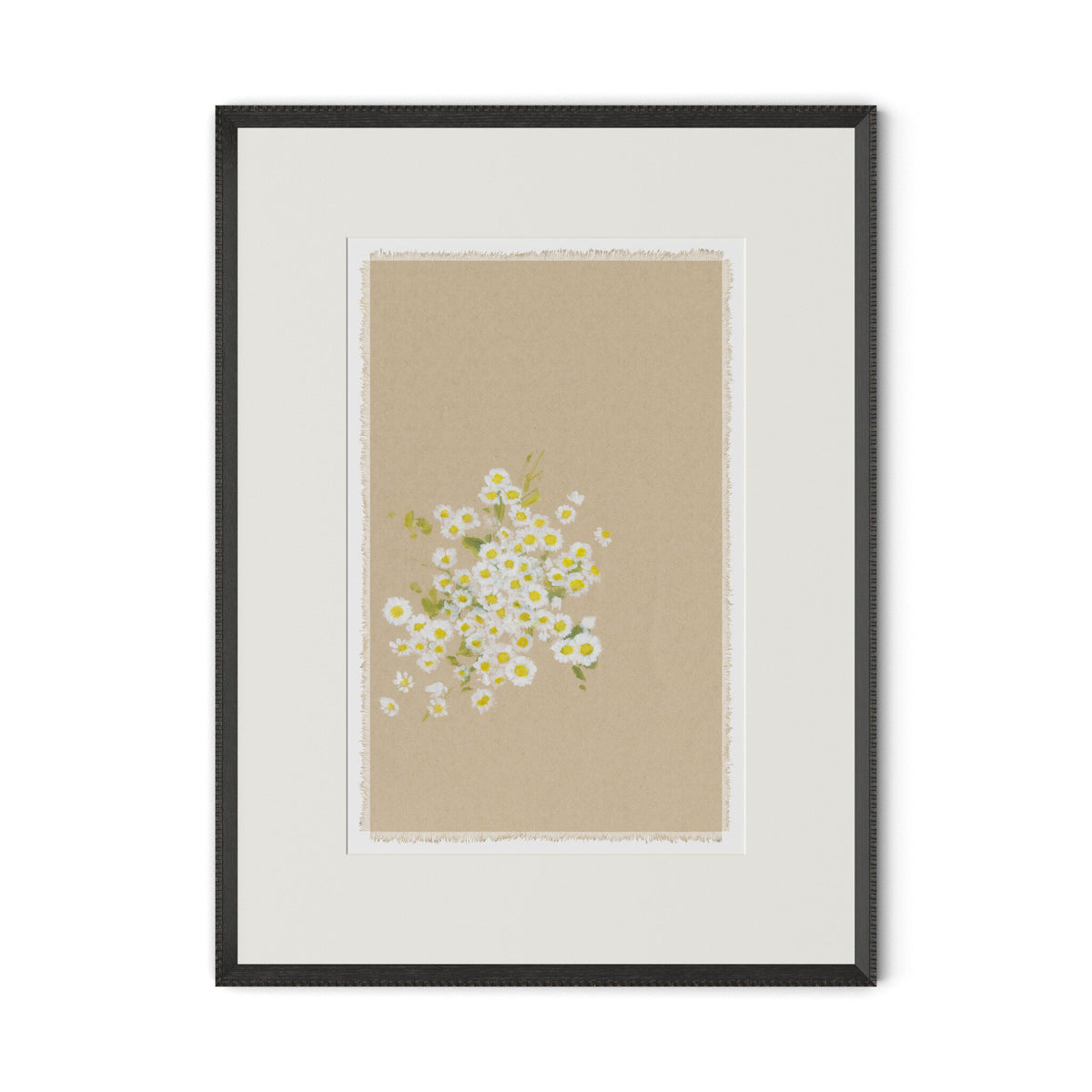 a picture frame with a picture of flowers