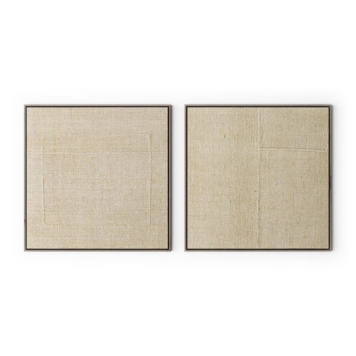 Woven Silence Diptych By Karen Covey