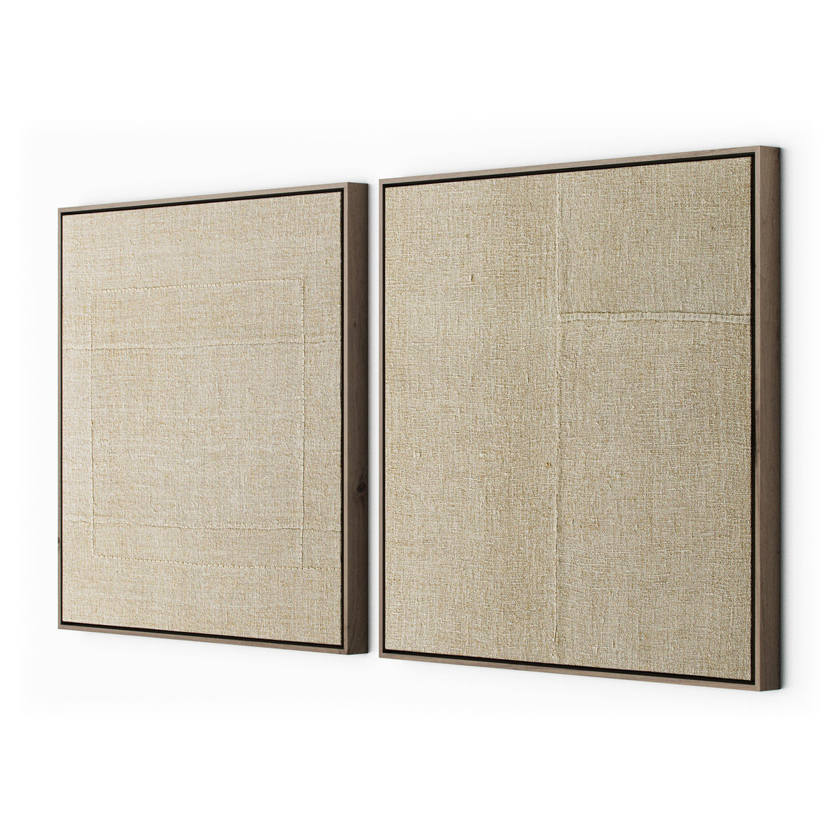Woven Silence Diptych By Karen Covey