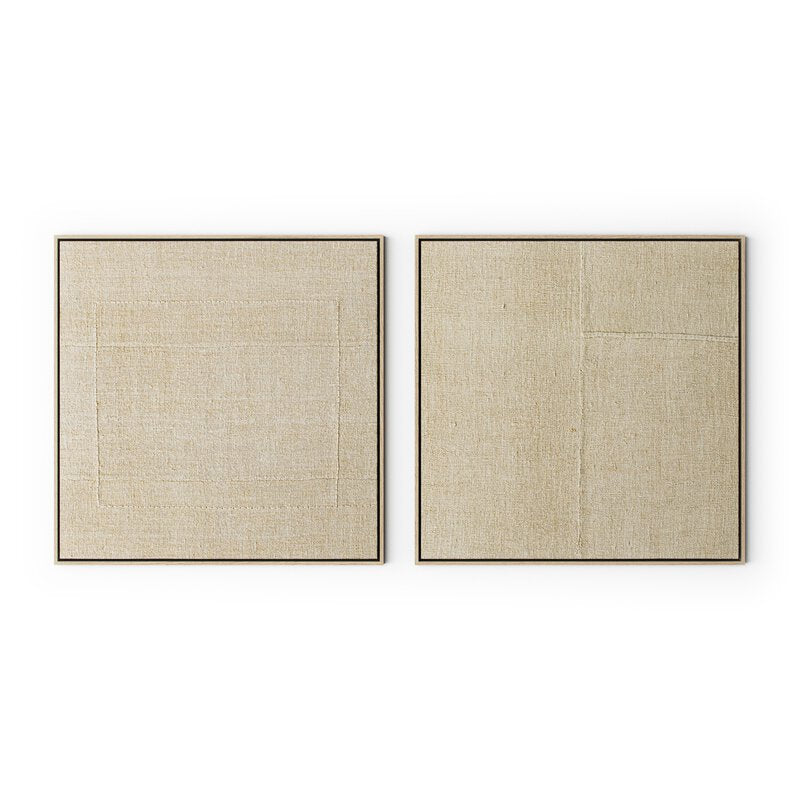 Woven Silence Diptych By Karen Covey