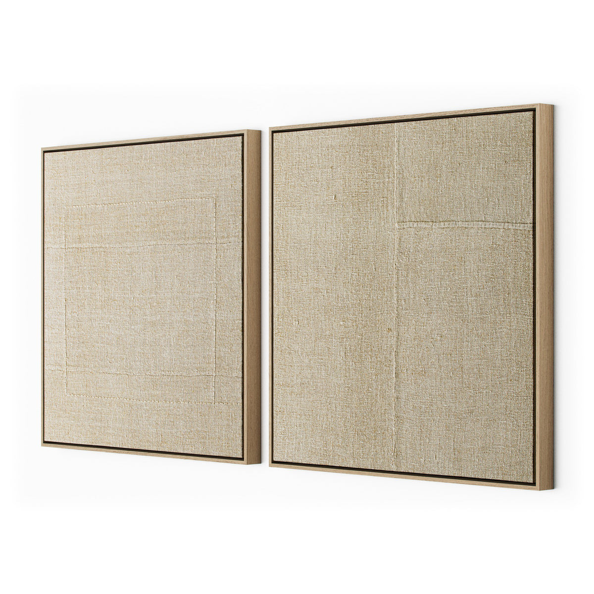 Woven Silence Diptych By Karen Covey