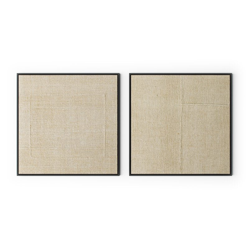 Woven Silence Diptych By Karen Covey