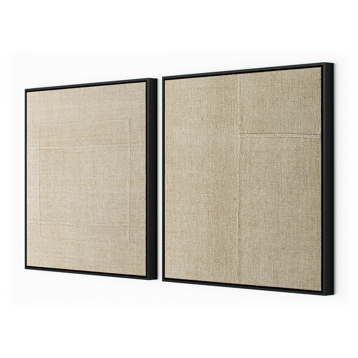 Woven Silence Diptych By Karen Covey