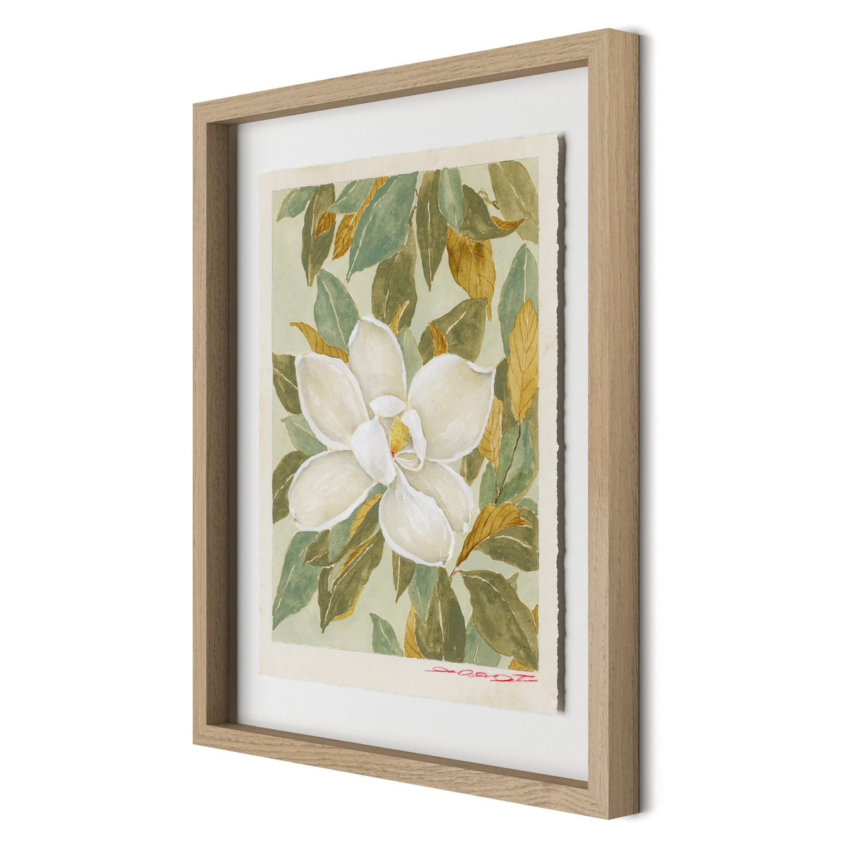 a picture frame with a flower on it