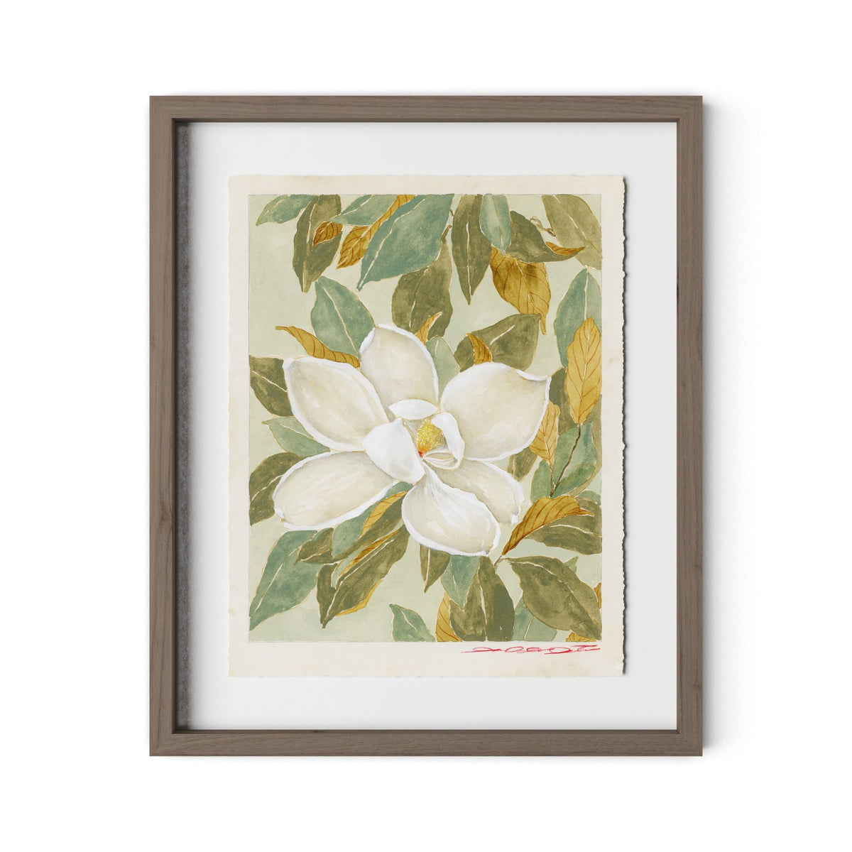 a picture frame with a flower on it