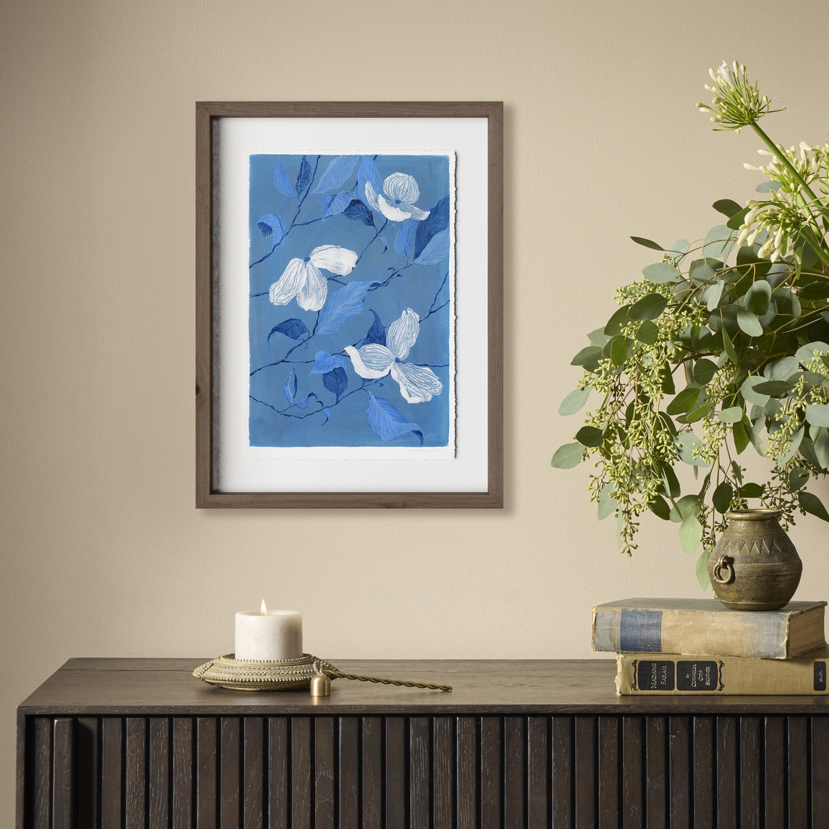 Blue Dogwood By Laurel Dawn Latshaw