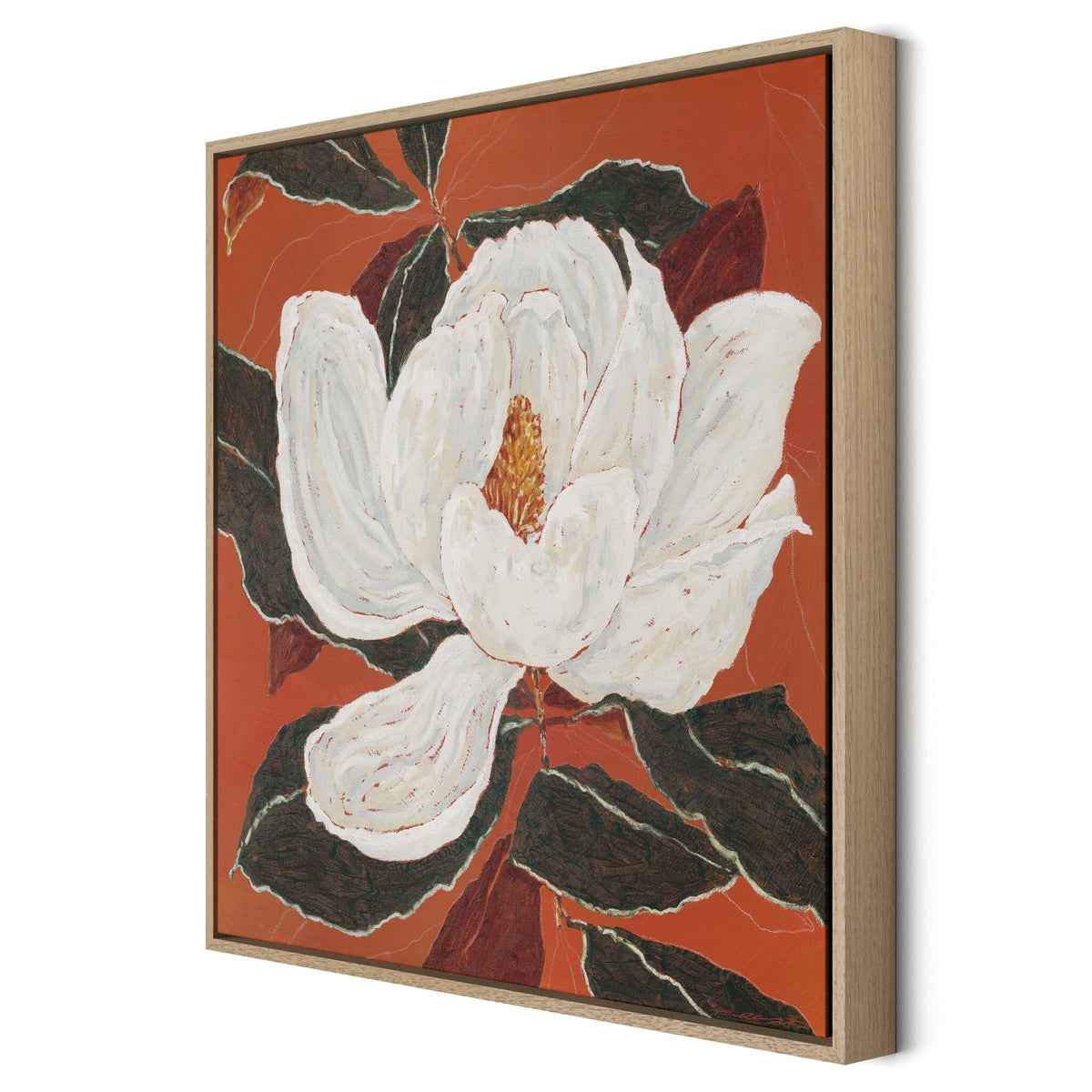Red Magnolia By Laurel Dawn Latshaw