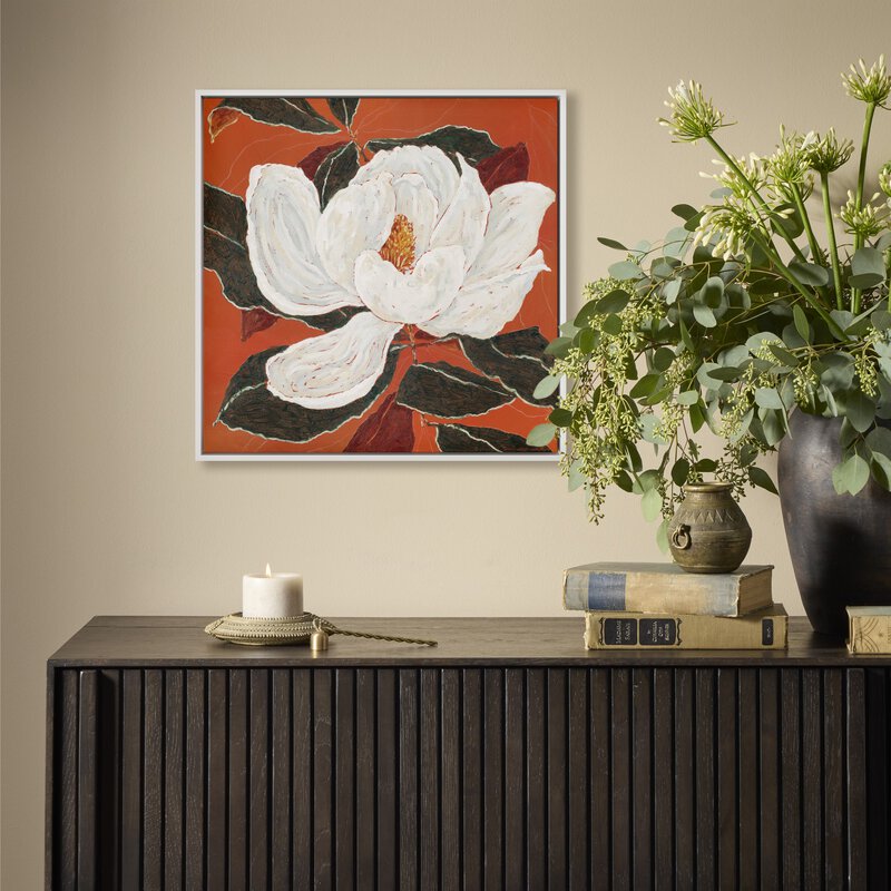 Red Magnolia By Laurel Dawn Latshaw