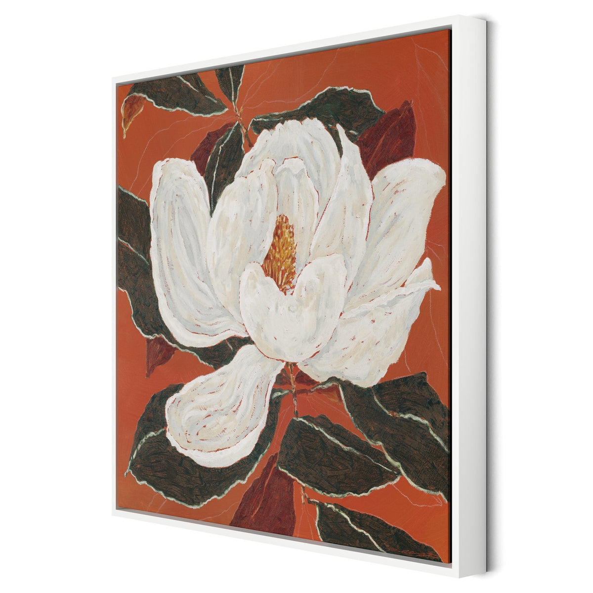 Red Magnolia By Laurel Dawn Latshaw