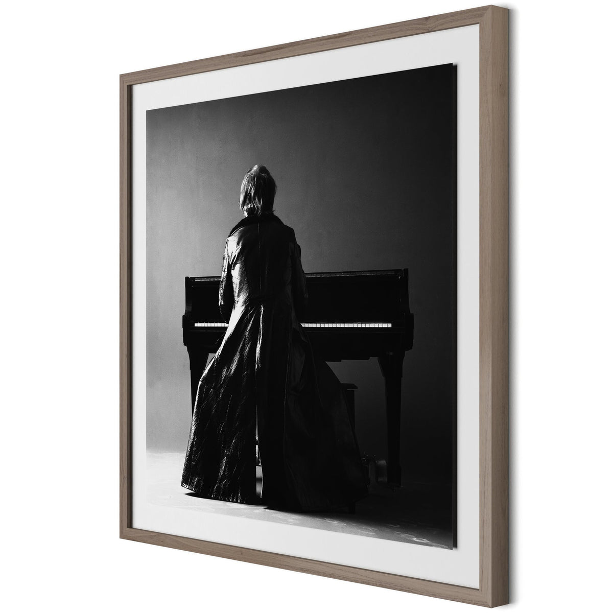 a woman playing a piano