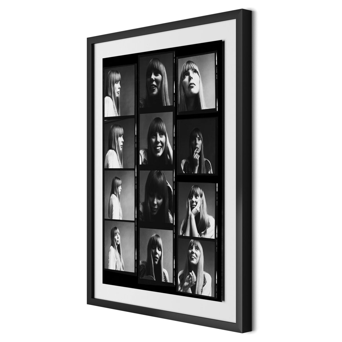 Joni Mitchell Contact Sheet By Getty Images