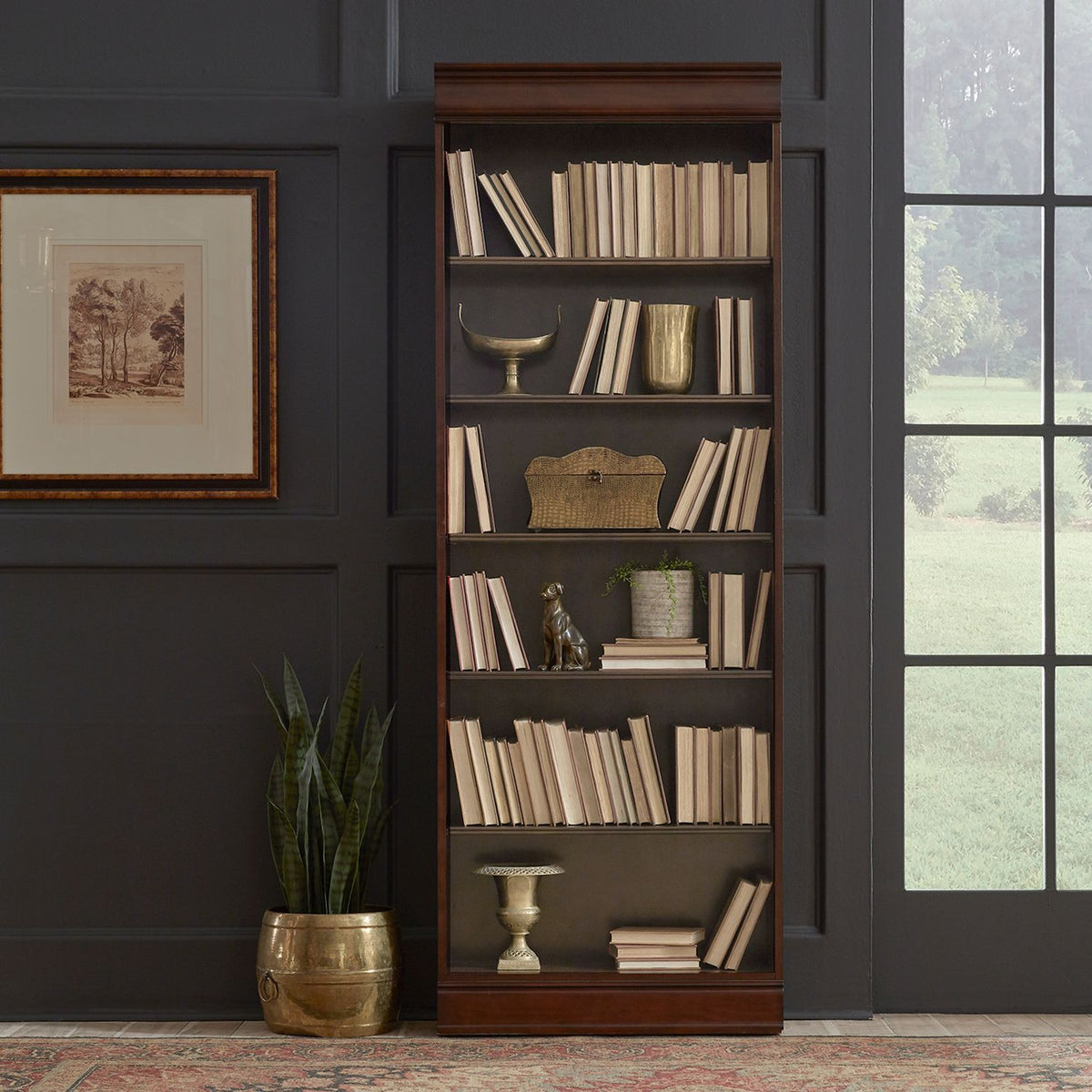 273-HO3084-RTA - Jr Executive 84 Inch Bookcase (RTA) - Liberty Furniture