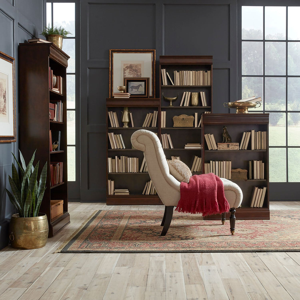 273-HOJ-SBW - Stepped Bookcase Wall - Liberty Furniture