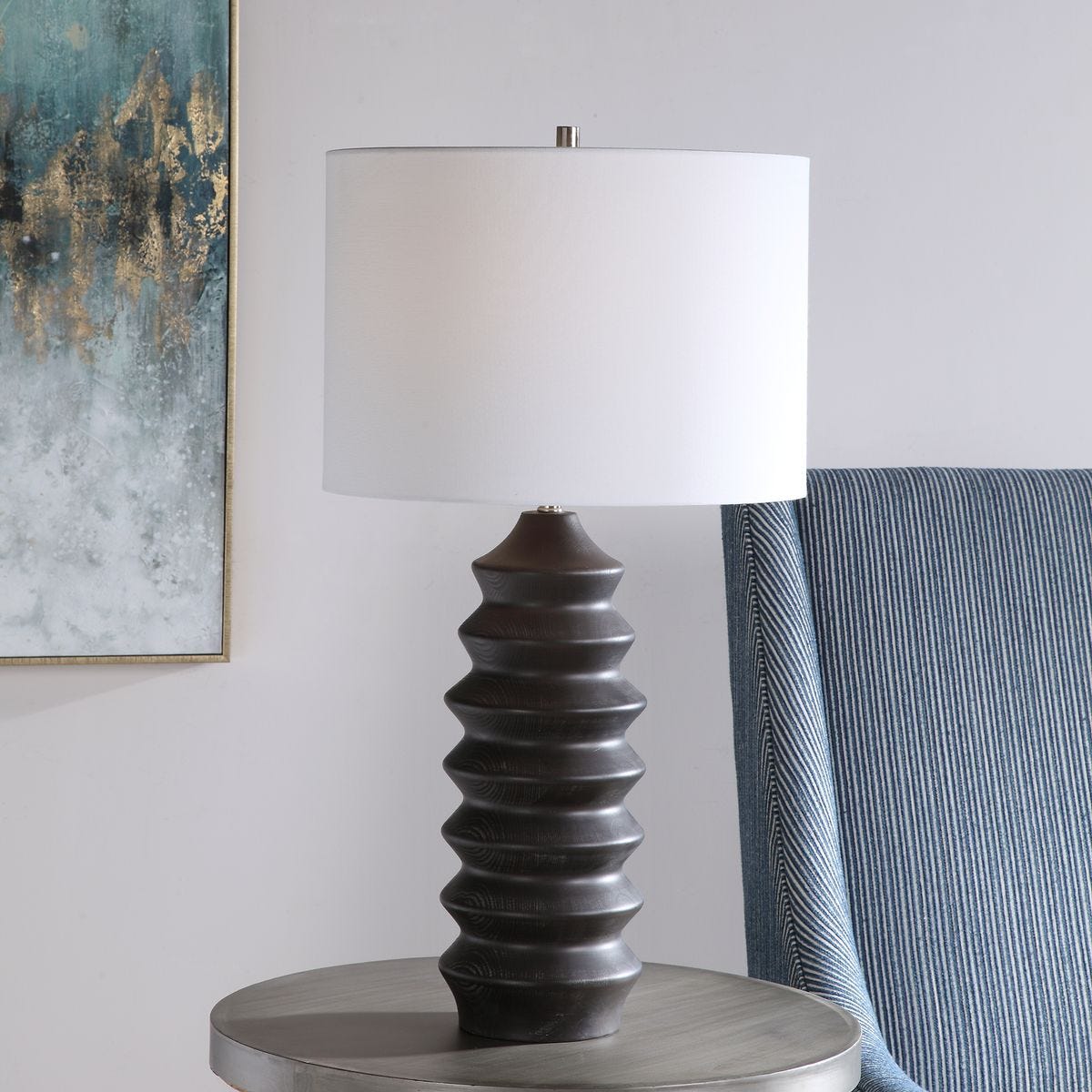 Uplift Table Lamp, Black