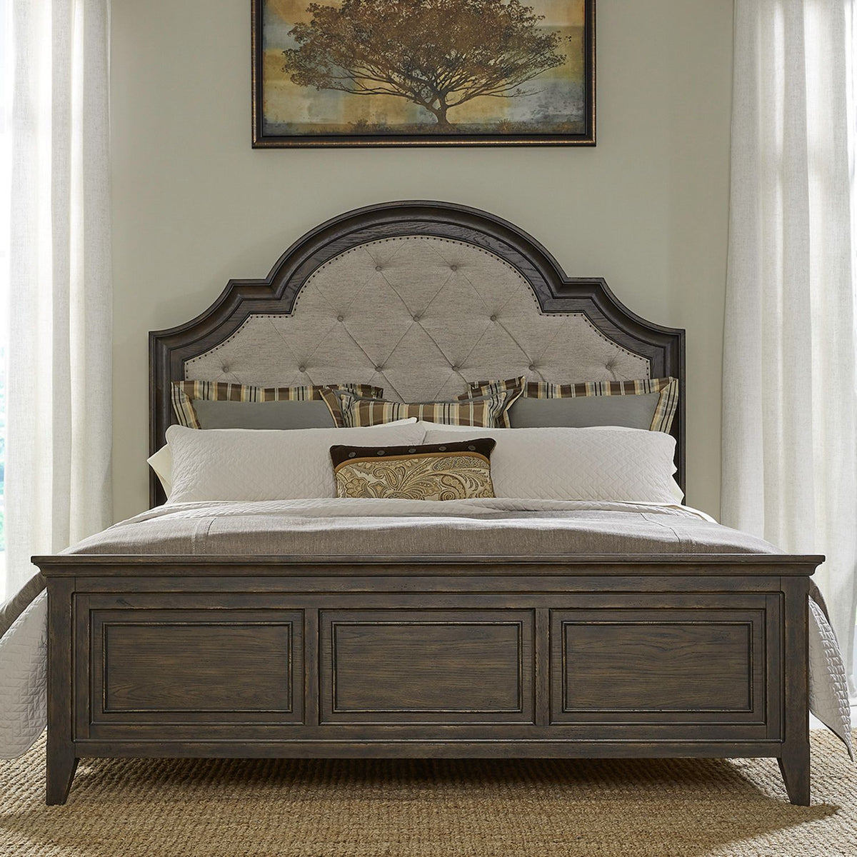 297-BR-KUB - King Uph Bed - Liberty Furniture