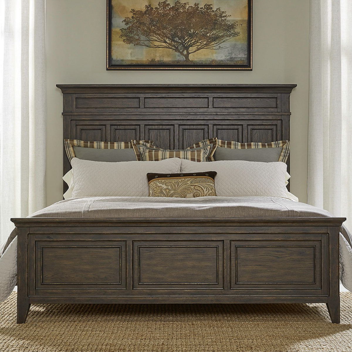 297-BR-QPB - Queen Panel Bed - Liberty Furniture