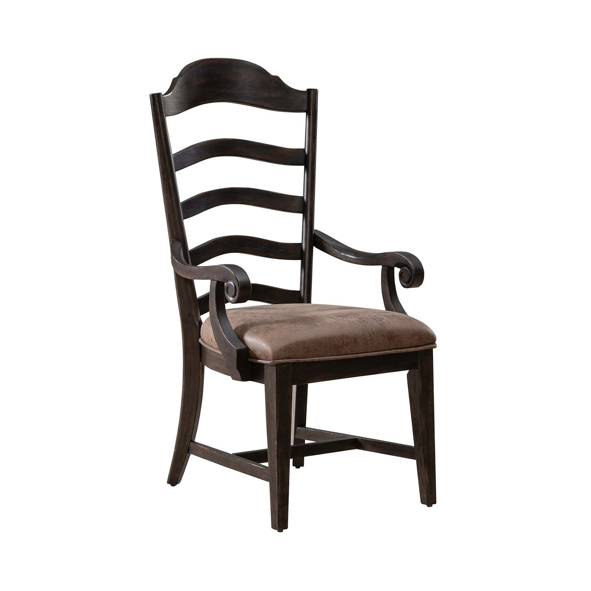 297-C2001A - Uph Ladder Back Arm Chair (RTA) - Liberty Furniture