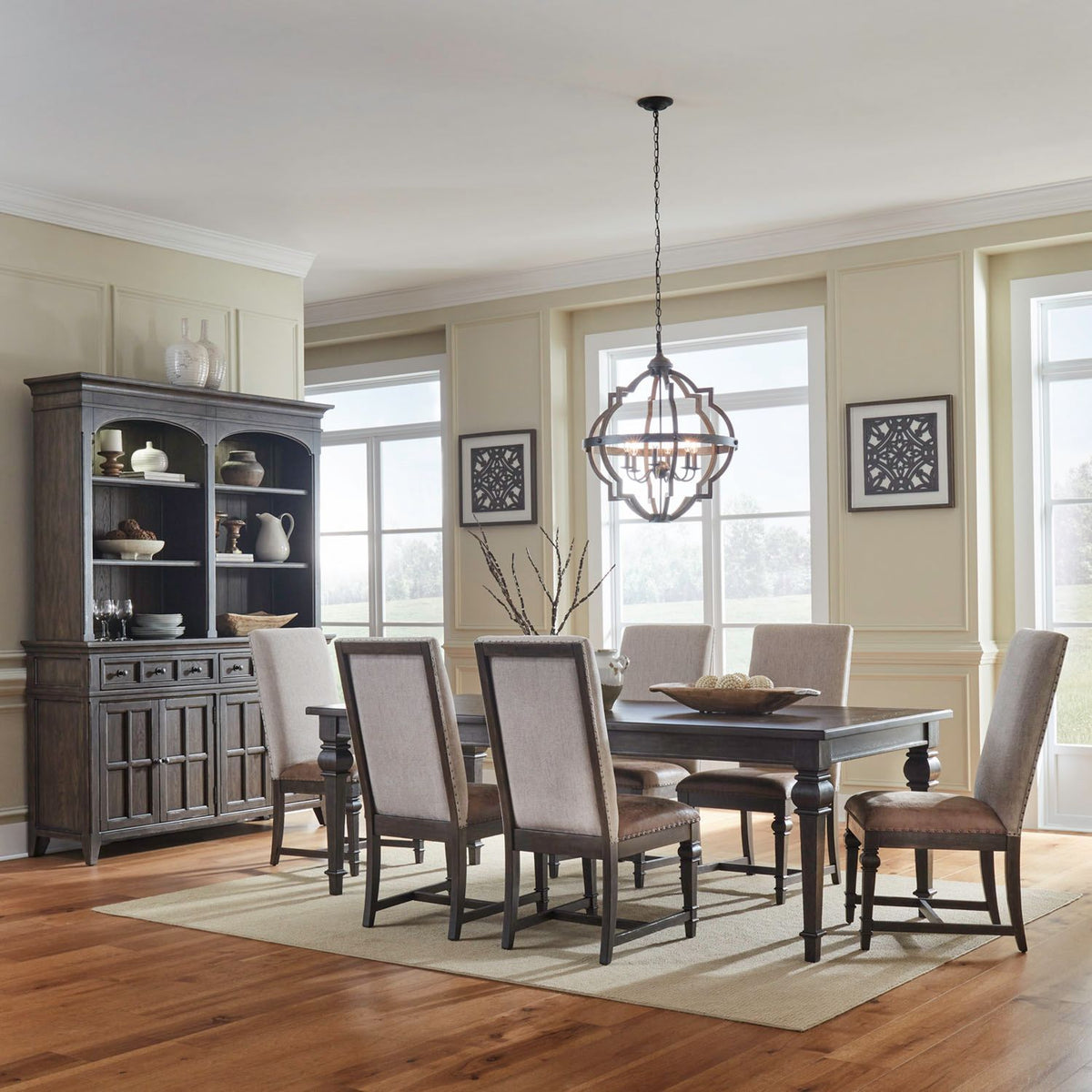 297-DR-O7RLS - Opt 7 Piece Rectangular Table Set - Liberty Furniture