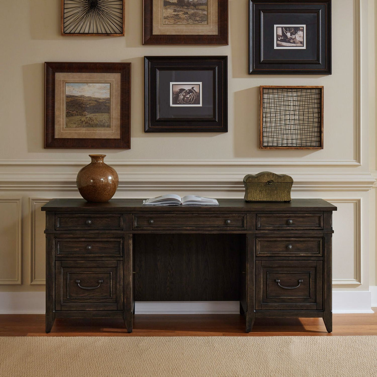 297-HO120B - Executive Credenza Base - Liberty Furniture