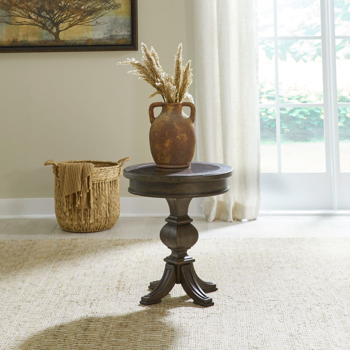 297-OT1021 - Round Chairside Table - Liberty Furniture
