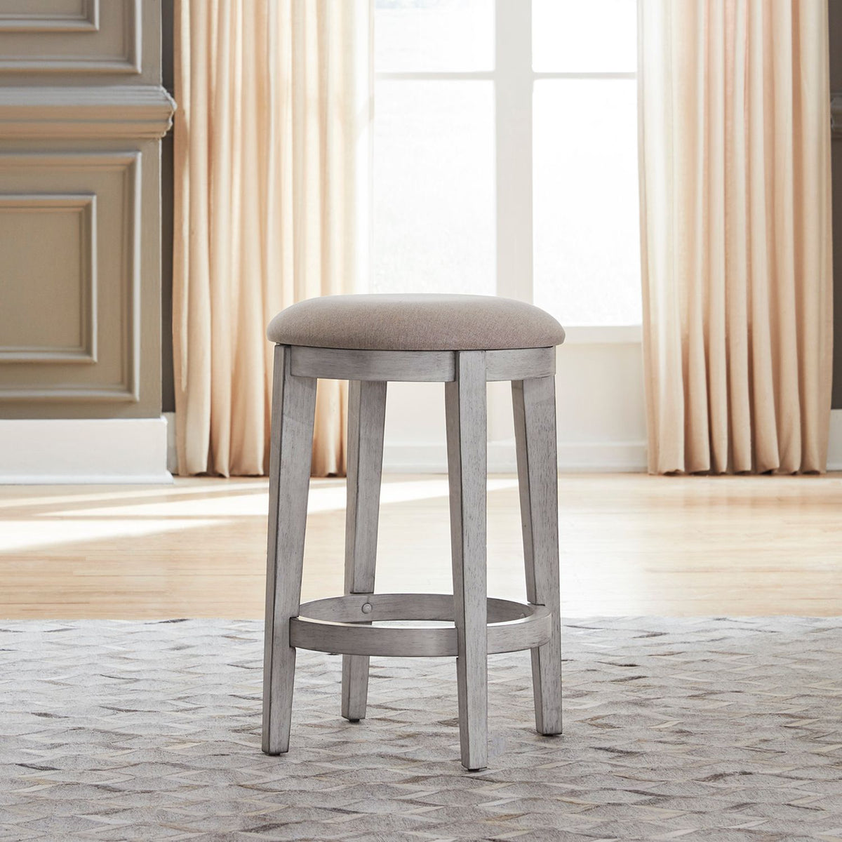 303W-OT9001 - Uph Console Stool - Liberty Furniture