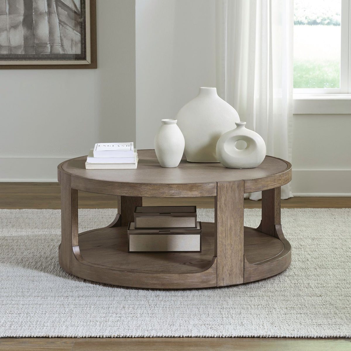306-OT1011 - Round Cocktail Table - Liberty Furniture