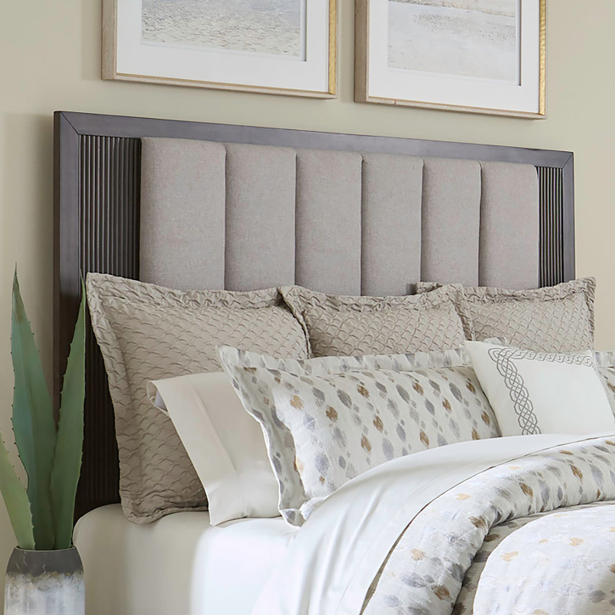 313-BR13HUS - Queen Uph Panel Headboard - Liberty Furniture