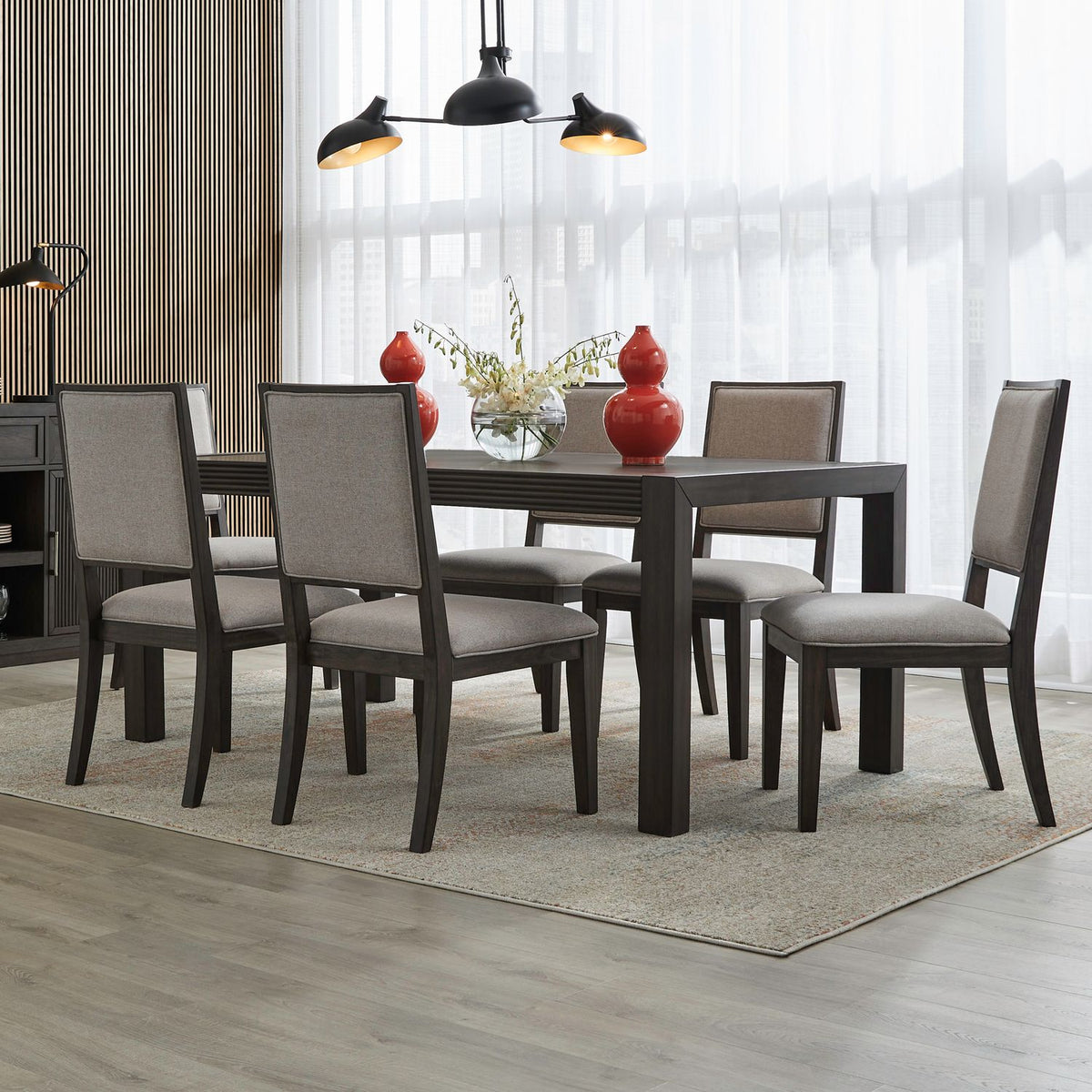 313-DR-7RLS - 7 Piece Rectangular Table Set - Liberty Furniture