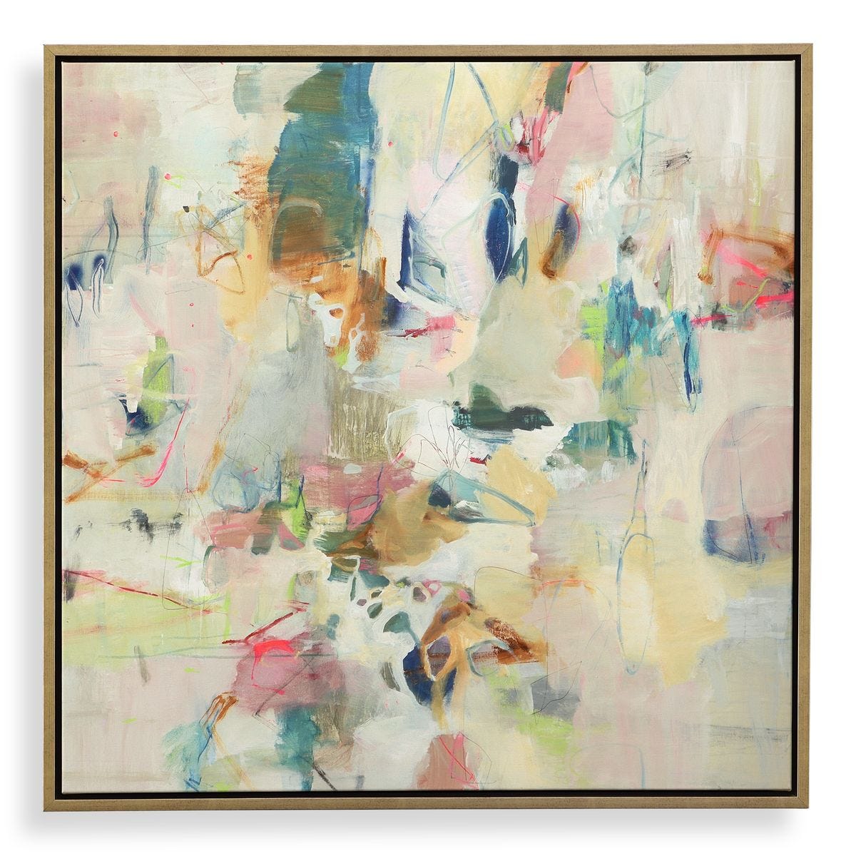 Party Time Framed Canvas