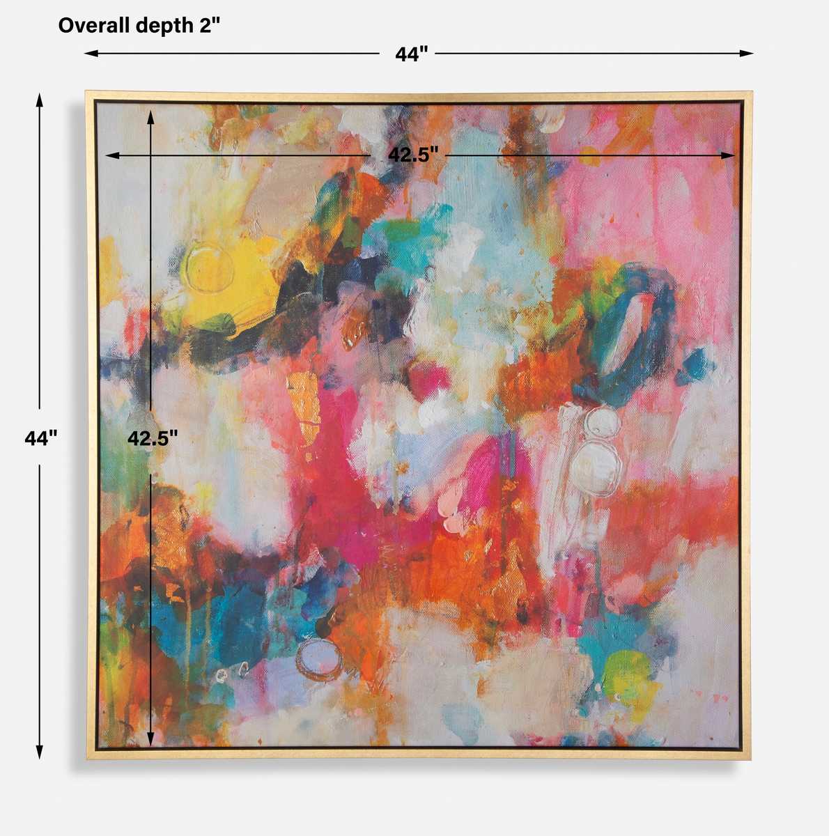 A Colorful Mindset Framed Canvas
