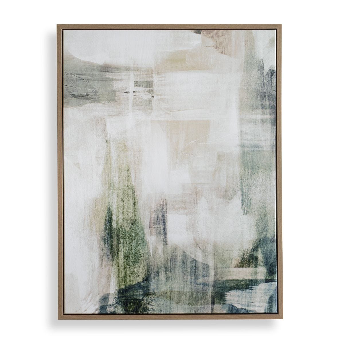 Subliminal Drift Framed Canvas