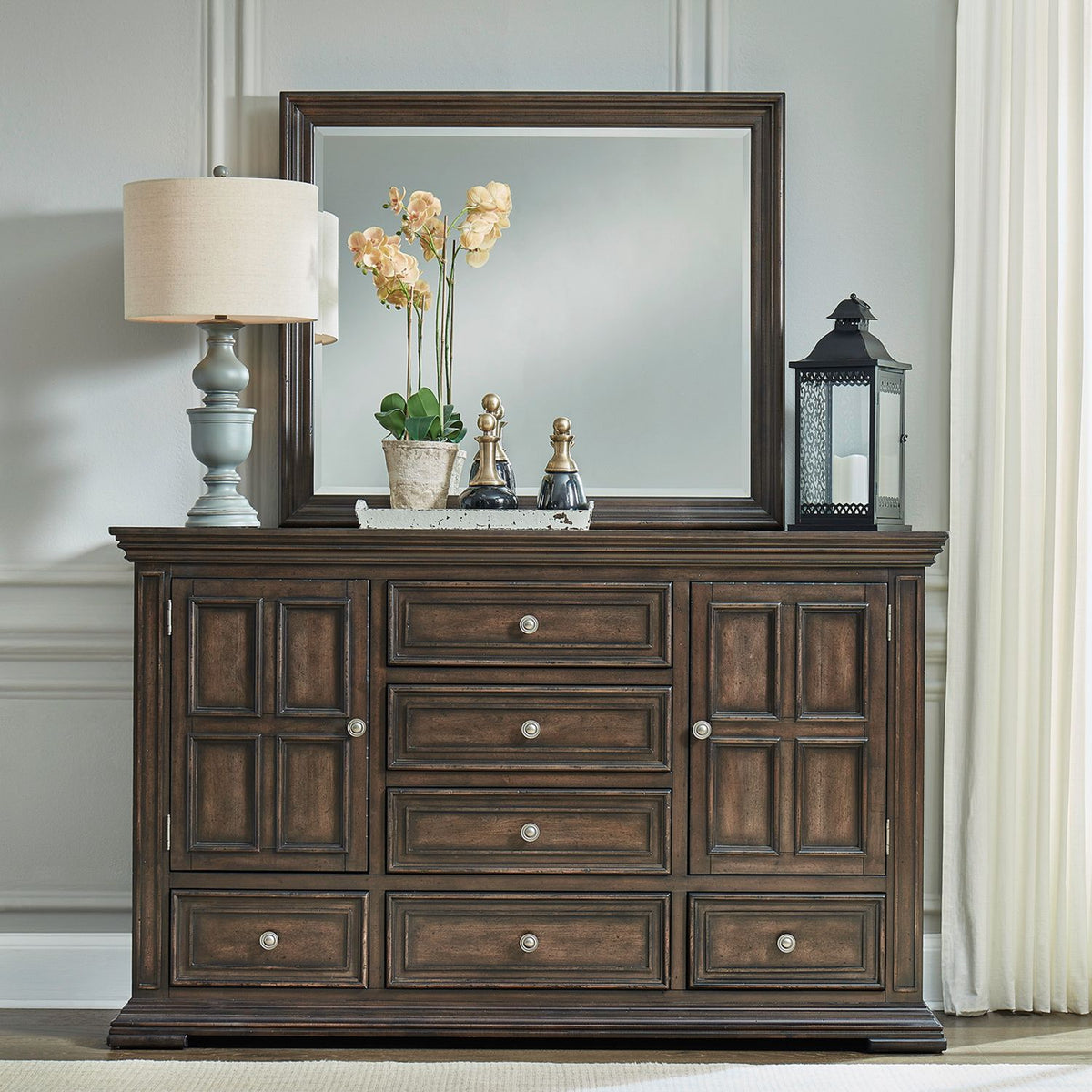 361-BR-DM - Dresser & Mirror - Liberty Furniture