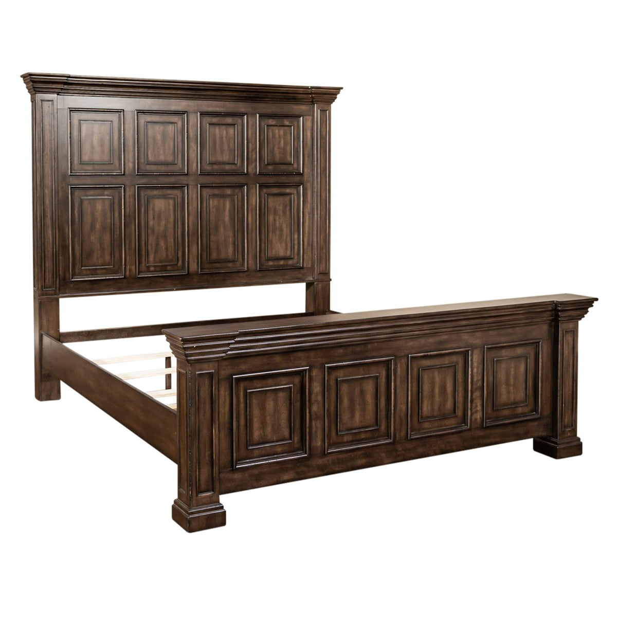 361-BR-KPBDMCN - King Panel Bed, Dresser & Mirror, Chest, Night Stand - Liberty Furniture
