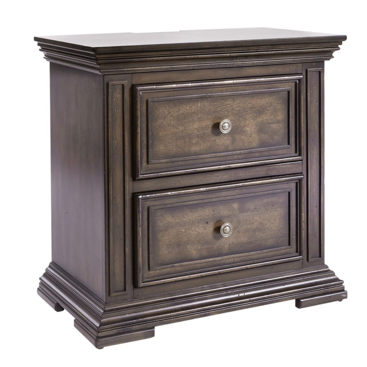 361-BR61 - 2 Drawer Night Stand w/ Charging Station - Liberty Furniture